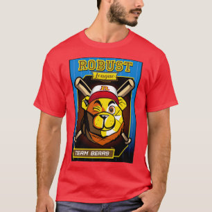 CAMISETA BARRAS DE PLACA BASEBALL DE ARRASTO ROBUSTO