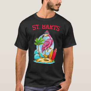 Camiseta Barras de Ruas de surfe da Flamingo Ocean Beach Wa