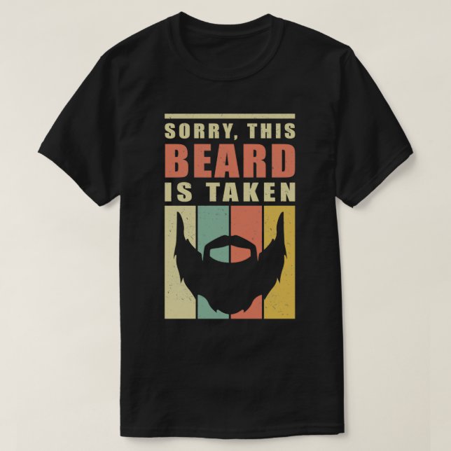 Camiseta Barras Desculpem Esta Barba Ser Levada Ao Presente (Frente do Design)
