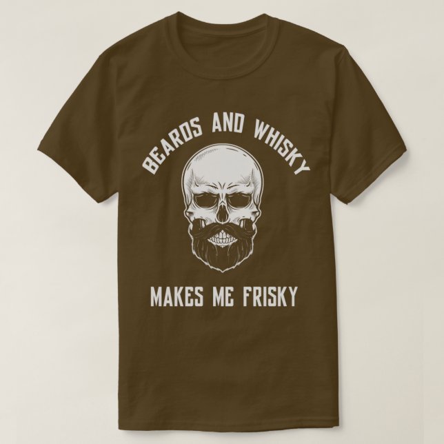 Camiseta Barras e uísque me fazem frisky 1 (Frente do Design)