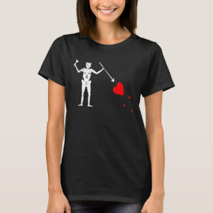 Camiseta Barras Negras Jolly Roger Pirate Flag