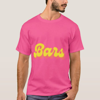 Camiseta BarrasMúsicaVerãoRapperBrilhanteColorido vintage