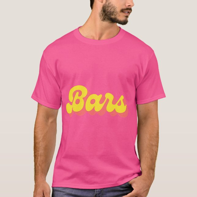 Camiseta BarrasMúsicaVerãoRapperBrilhanteColorido vintage (Frente)