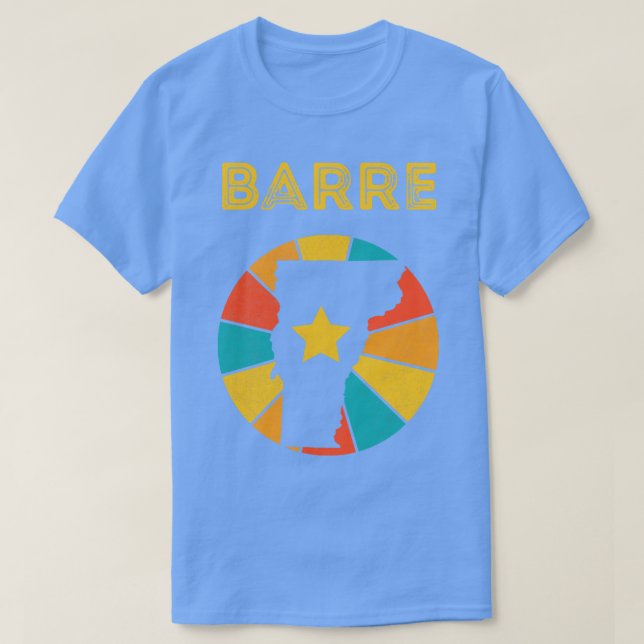 Camiseta Barre Vermont Vintage desapontou Souvenir 1 (Frente do Design)
