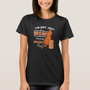 Camiseta Barrel Racer Fan Mãe Cavalo Mãe Rodeo Barrel Rac