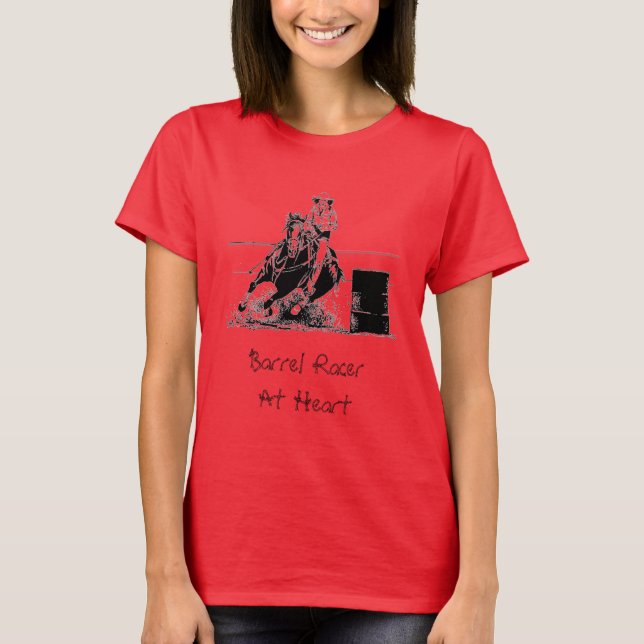 Camiseta Barrel Racer In Heart (Frente)