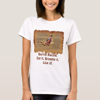 Camiseta Barrel Racing - Coma, Respire, Viva!