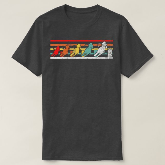 Camiseta Barrel Racing Cowboy Rodeo (Frente do Design)