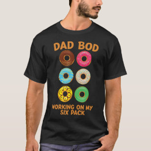 Camiseta Barriga de Pai Trabalhando na Rosca de Seis Donut