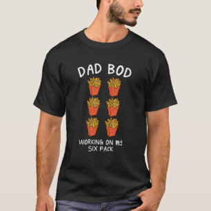 Camiseta Barriga de Pai Trabalhando no Meu Abs de Batata Fr