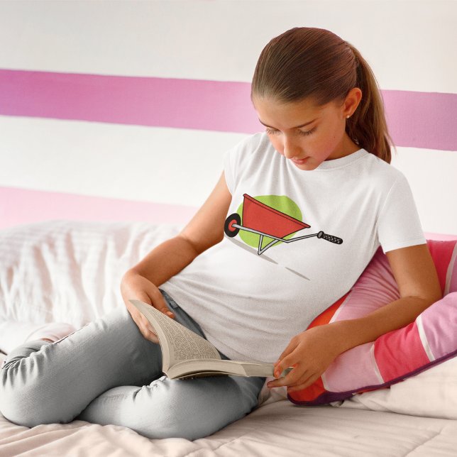 Camiseta Barril de Rodas Vermelhas (Criador carregado)