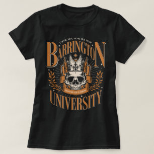 Camiseta Barrington University O Livro Ritual