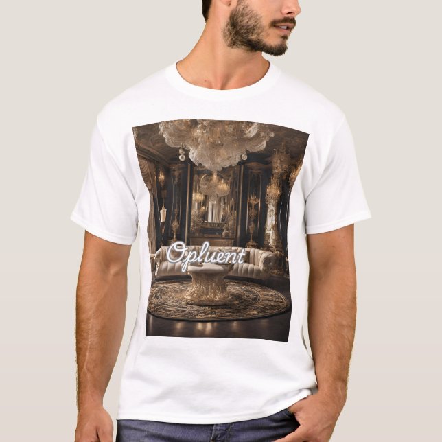 Camiseta Barroca de Luxo Opulente (Frente)