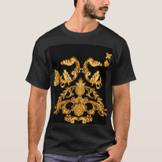 Camiseta Barroco ouro, Elementos Ornamentais