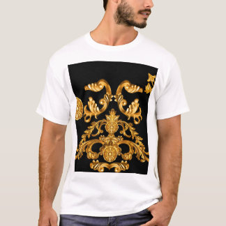 Camiseta Barroco ouro, Elementos Ornamentais