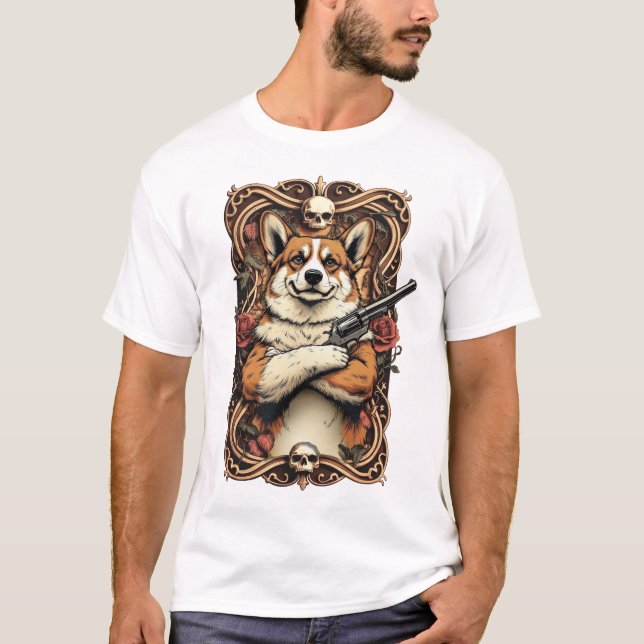 Camiseta Barroco Selvagem: O Cavalheiro Fora da Lei (Frente)