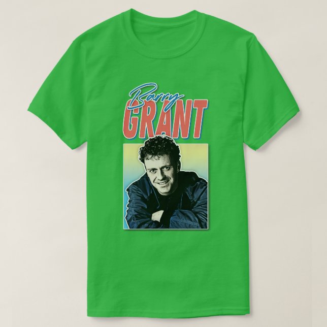 Camiseta Barry Grant Brookside 80s Design de ventilador est (Frente do Design)
