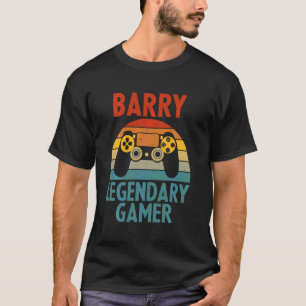 Camiseta Barry Name Personalizou Geek Engraçado Aniversário