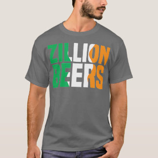 Camiseta Barstool Sports Zillion Beers Saint Patrick's Day 