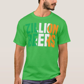 Camiseta Barstool Sports Zillion Beers Saint Patrick's Day 