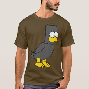 Camiseta Bart como Allen Poe Raven Halloween