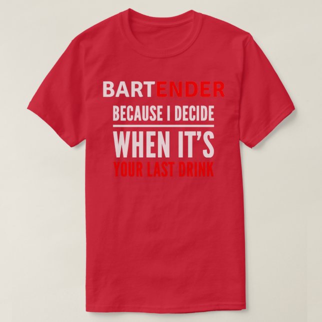 Camiseta Bart Ender (Frente do Design)
