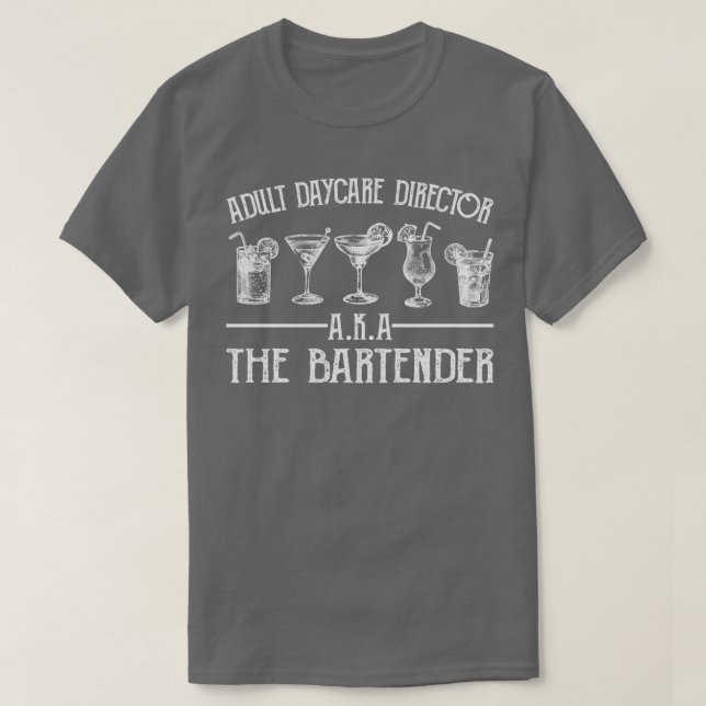 CAMISETA BARTENDER ADULTO DAYCUT DIRETOR 3 (Frente do Design)