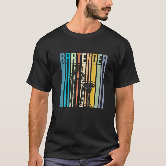 Camiseta Bartender Coctail (Frente)