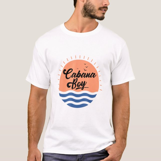 Camiseta Bartender do Partido Piscina Cabana Boy (Frente)