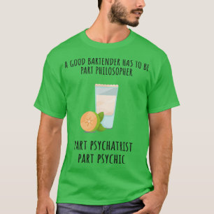 Camiseta Bartender Engraçado Dizendo 14