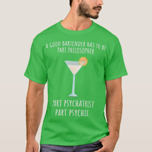 Camiseta Bartender Engraçado Dizendo 21