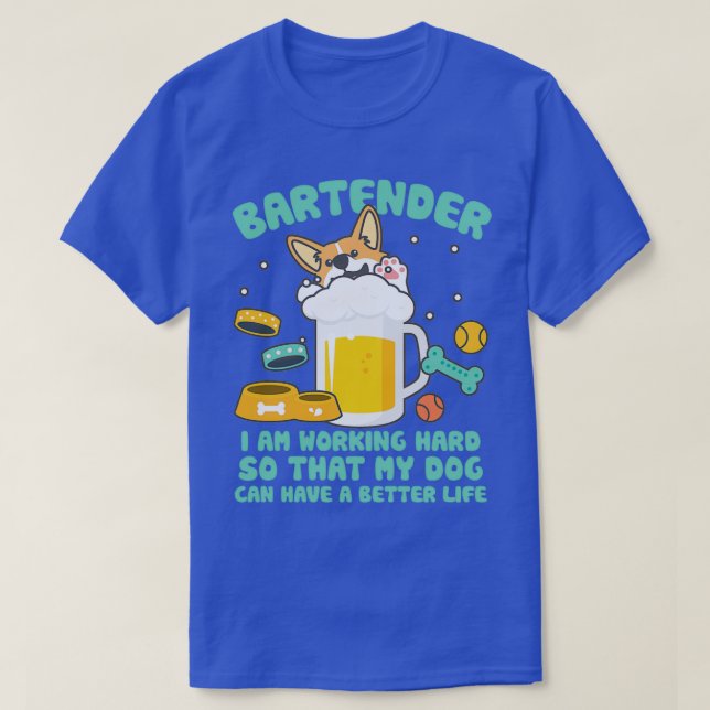 Camiseta Bartender Funny 23 (Frente do Design)