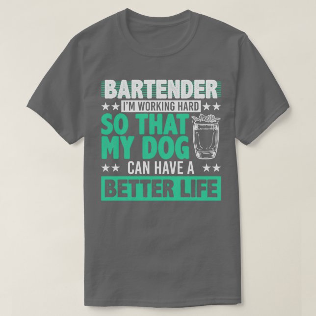 Camiseta Bartender Funny 28 (Frente do Design)