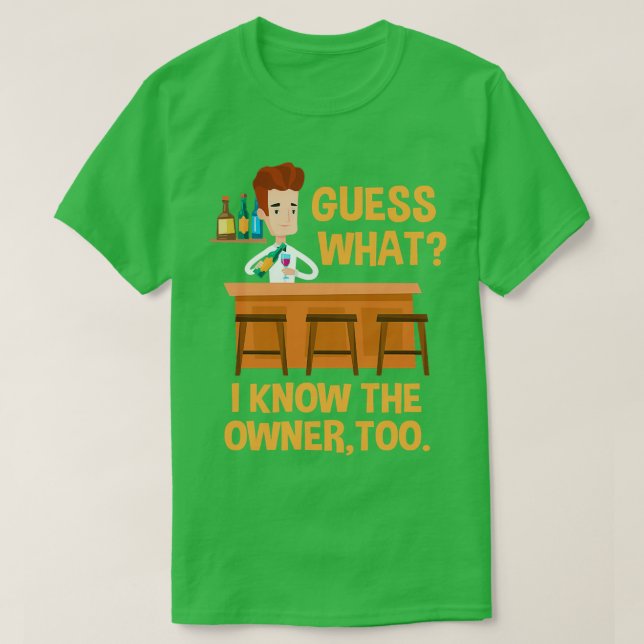 Camiseta Bartender Funny 6 (Frente do Design)