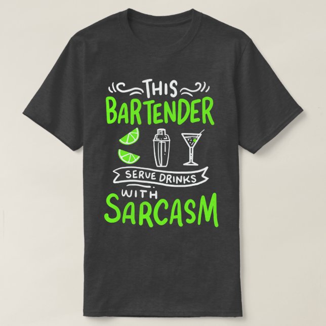 Camiseta Bartender Funny Bartender (Frente do Design)