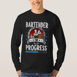 Camiseta Bartender In Progress Trainee Student
