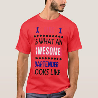Camiseta Bartender Incrível Parece Aniversário Natal Engraç