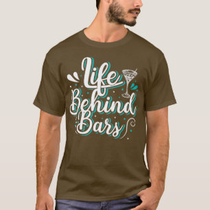 Camiseta Bartender Life Por Trás De Bares Engraçado Barteni