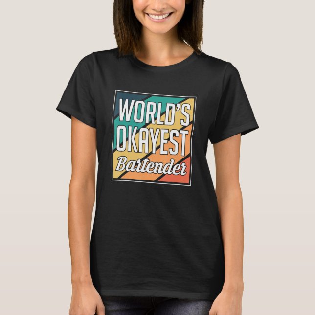 Camiseta Bartender Mais ou Menos do Mundo (Frente)