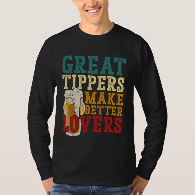 Camiseta Bartender Mixologist Great Tippers Make Better (Frente)