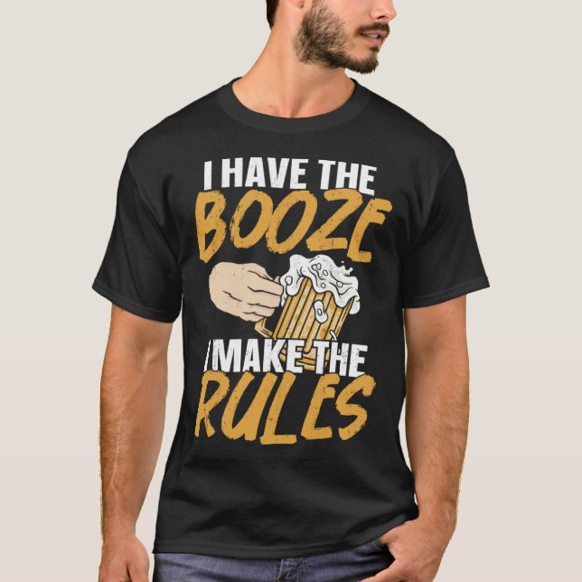 Camiseta Bartender Mixologist I Have The Booze I Make The R (Frente)