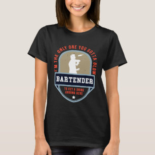 Camiseta Bartender Para Mulheres Chef De Chef