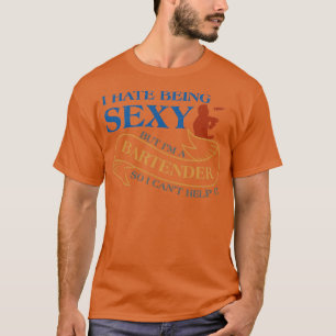 Camiseta Bartender Para Mulheres Chef Mixologista De Barman