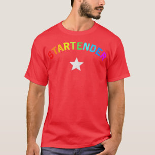 Camiseta Bartender Pride Startender Rainbow