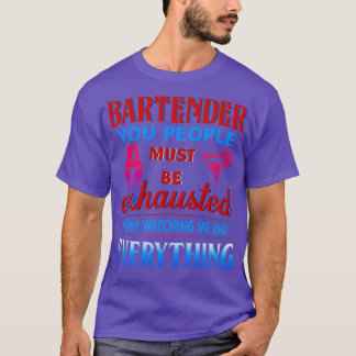 CAMISETA BARTENDER QUE VOCÊ PESSOAS DEVE