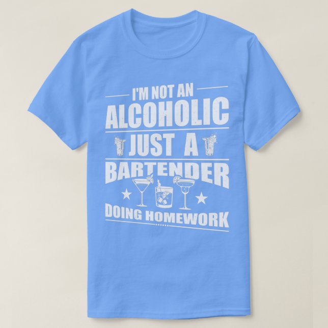 Camiseta Bartender Sayings (Frente do Design)