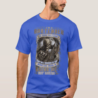 Camiseta Bartender Scar conta uma história