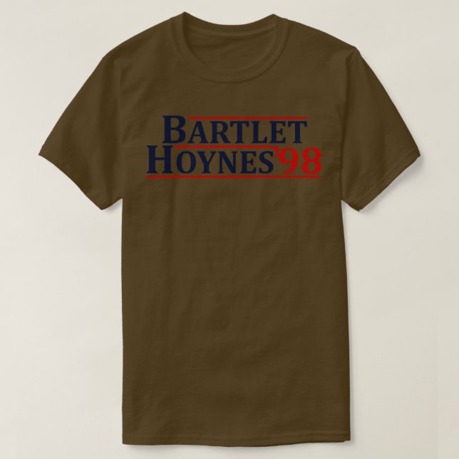Camiseta Bartlet e Hoynes 1998 (Frente do Design)