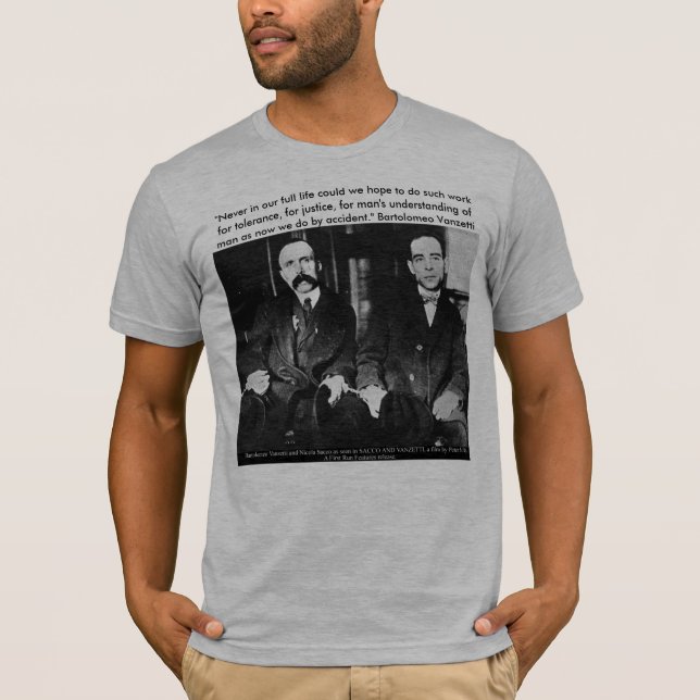 Camiseta Bartolomeo Vanzetti (Frente)