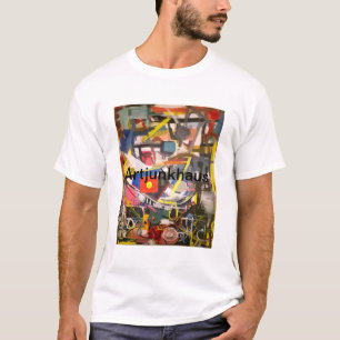Camiseta Barton Springs Abstrato Jeff Hankamer Artjunkhaus